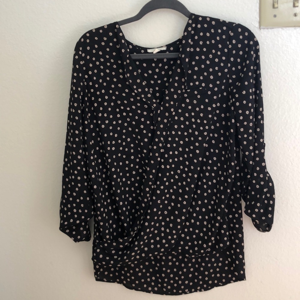 Pleione surplice top women’s M